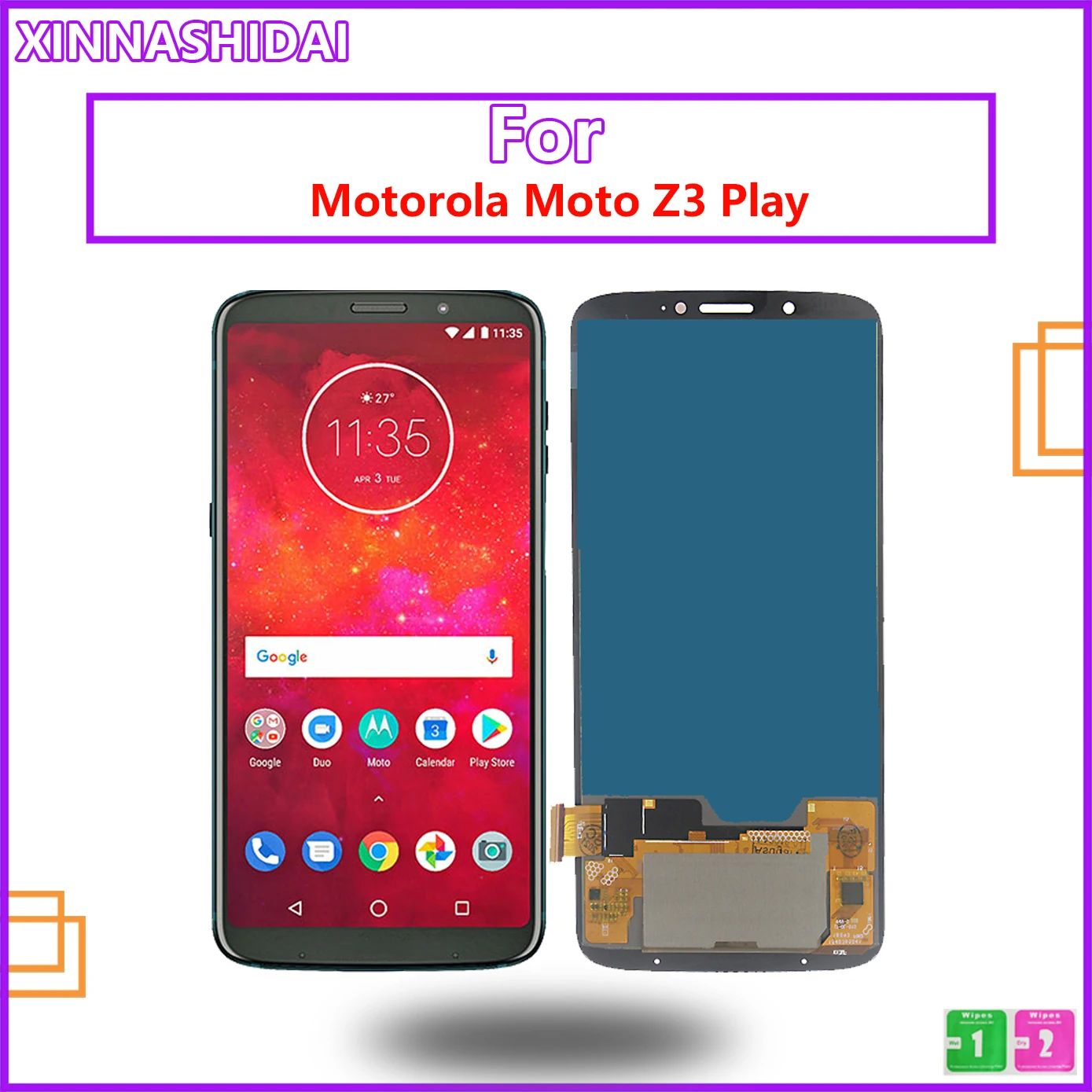 

6.01"For Moto Z3 Play XT1929 Display LCD Screen Panel Assembly For Motorola Z3 Play LCD Display Replacement Repair Parts
