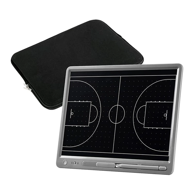 

Electronic Basketball Strategy Board Tool,Basketball Coaching Practice Board With LCD Screen And Pen With Lock Function