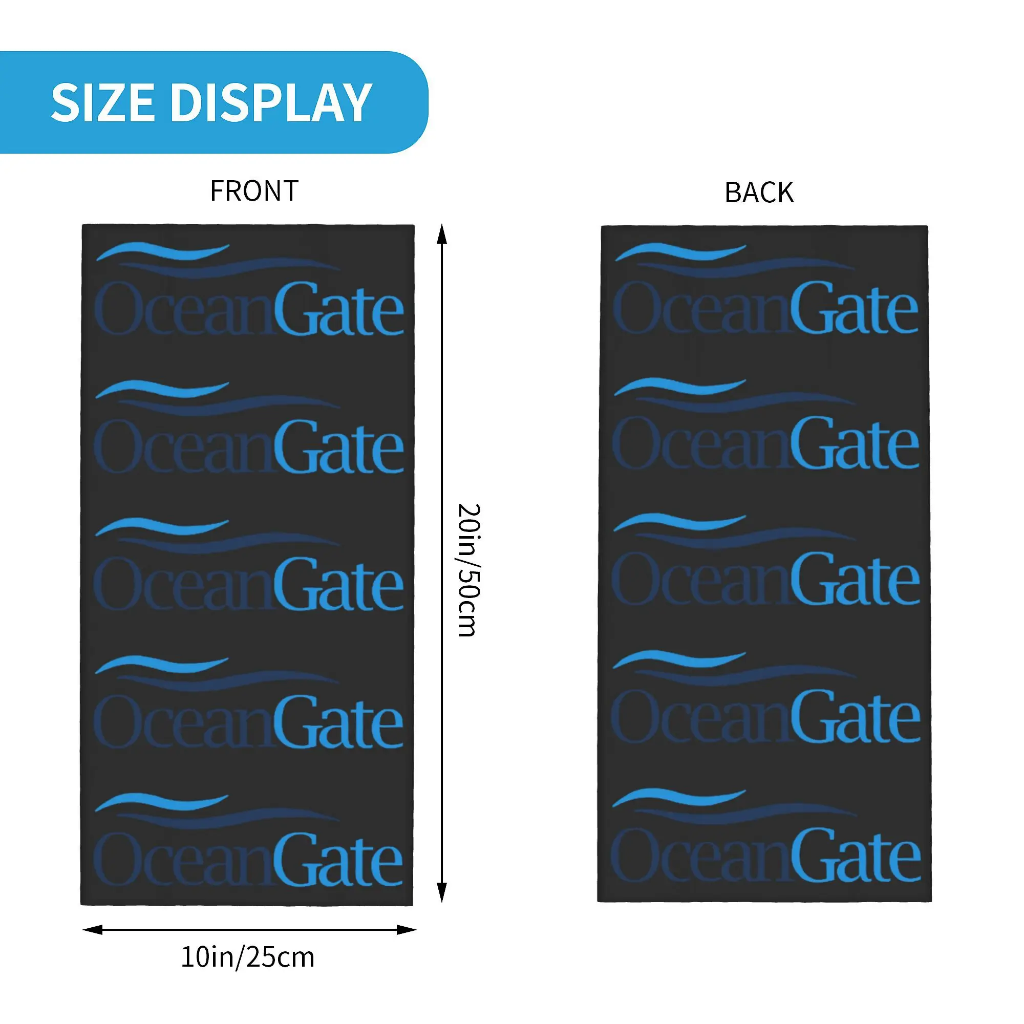 Бандана на заказ OceanGates Expeditions гетры ветрозащитный шарф для лица женская и мужская