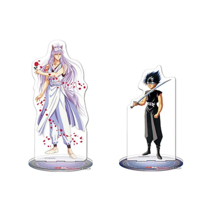 

Экшн-фигурка Urameshi Yuusuke Yusuke Hiei, кукла аниме YuYu Hakusho акриловая модель на подставке Plate, косплей-игрушка для подарка