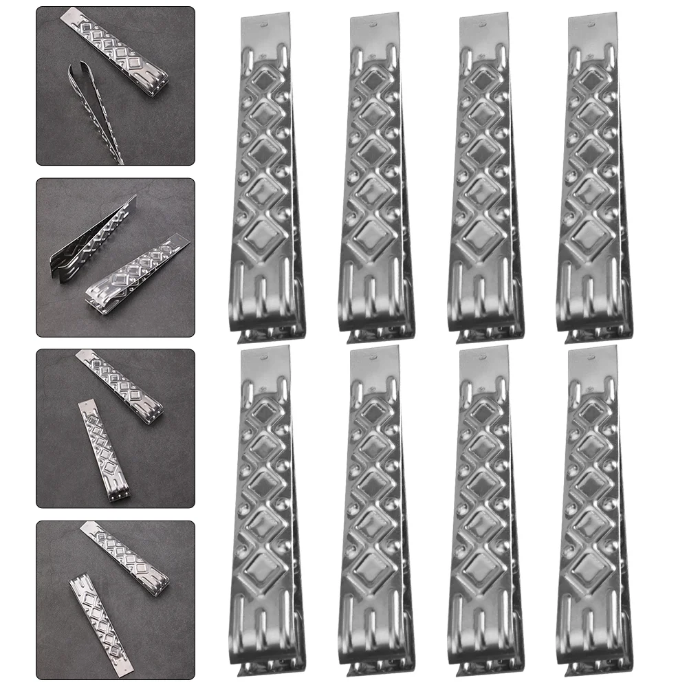 

12Pcs Compact Tweezers Portable Tweezers Kitchen Professional Bone Tweezers