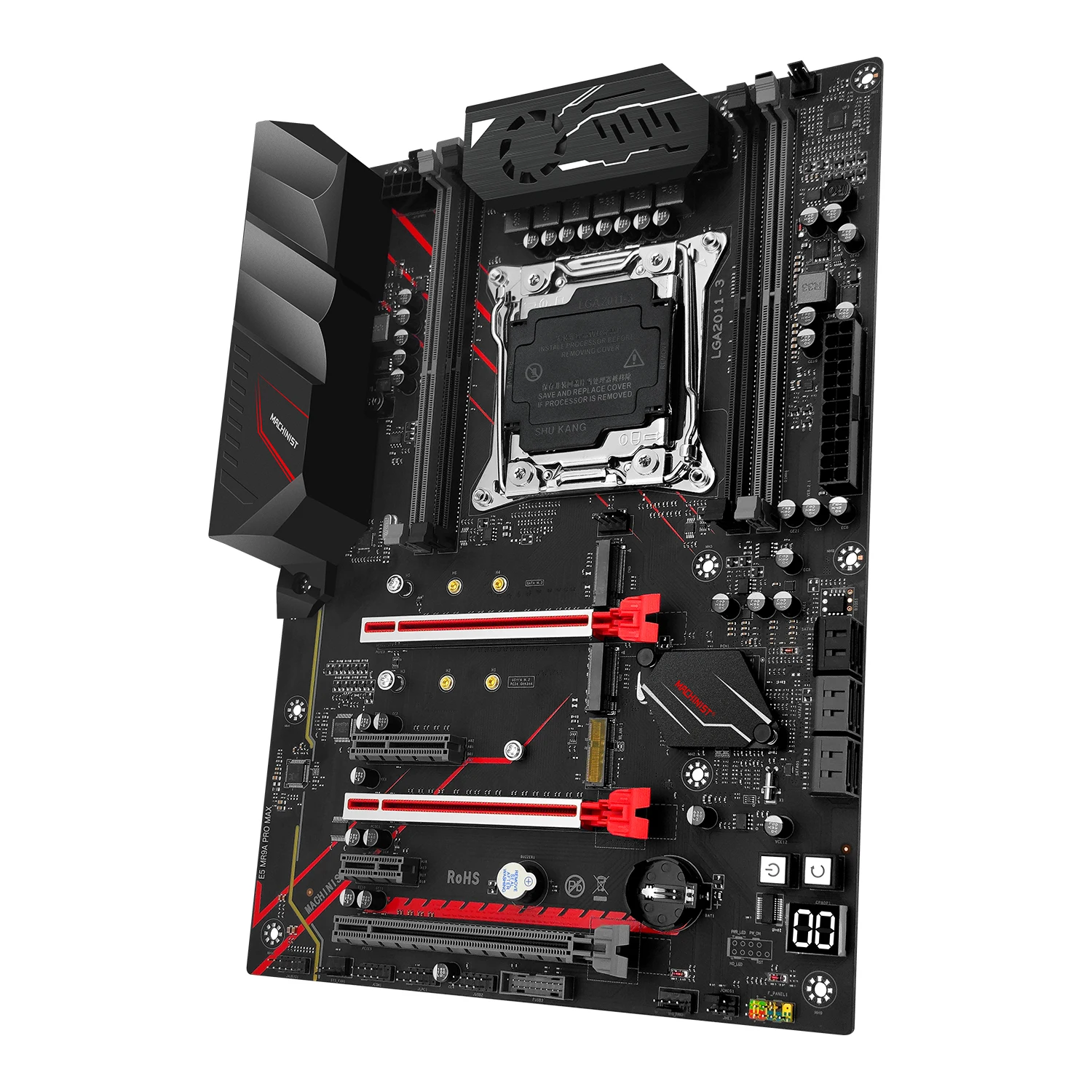 MACHINIST E5 MR9A-PRO-MAX Kit материнская плата LGA 2011-3 набор с процессором 2666 V3 CPU 32G(4*8) DDR4 ECC RAM
