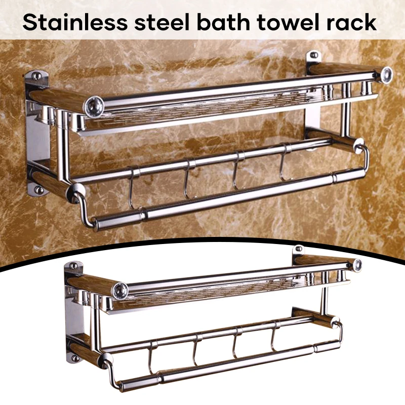 

Bath Towel Racks For Bathroom Wall Mount Hanging Gadget,Stainless Steel For Bathroom
