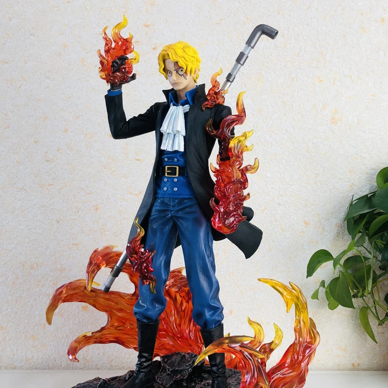 One Piece GK Dream Saab Luffy Ace glowing statue anime model decoration holiday gift hand-made |