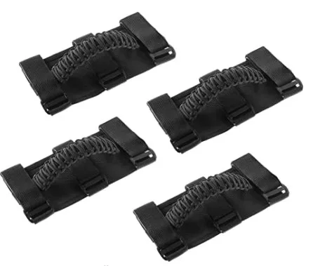 

4pcs/set Automotive Grab Handles Car Interior Grab Woven Handles Fit for Jeep Wrangler car car car car car car car car