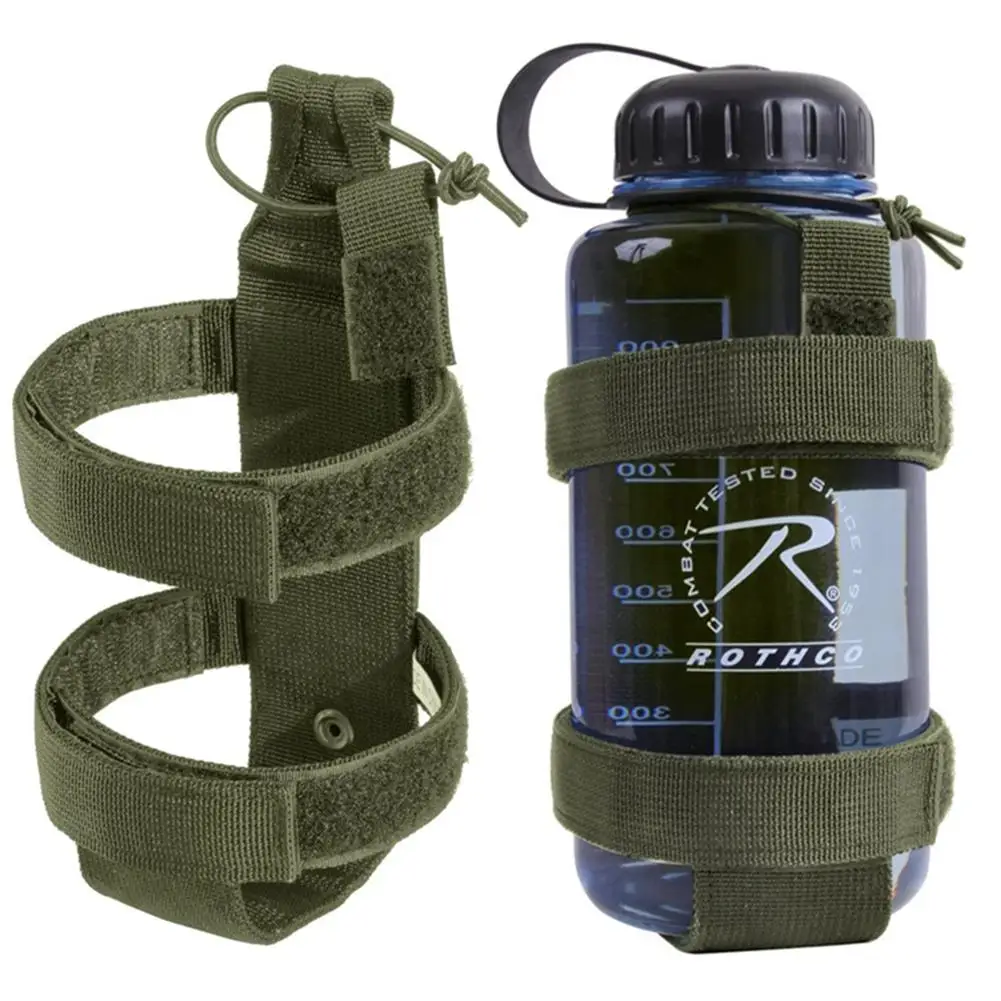 

1PCS Lightweight Bottle Carrier Adjustable Tactical Water Bottle Holder Molle Portable Belt Carrier For Outdoor Walking Running