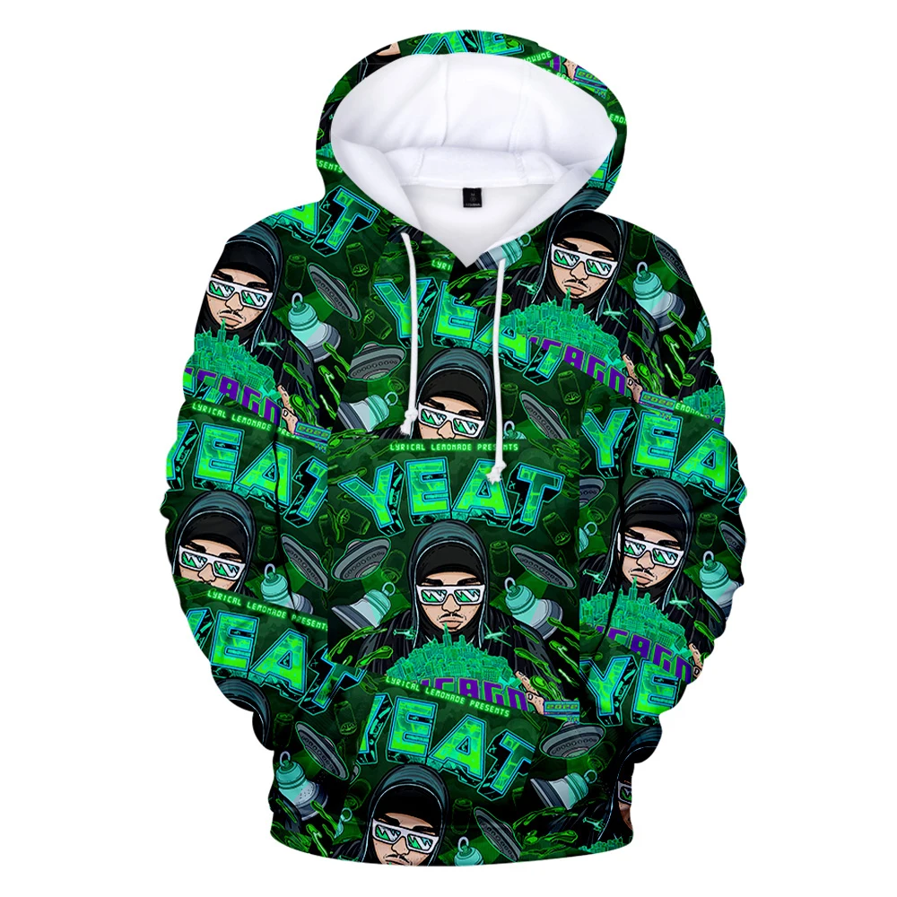 

Толстовка Yeat с 3D принтом для женщин и мужчин, модная Толстовка с длинным рукавом и капюшоном, лидер продаж, игровая Повседневная Уличная оде...