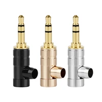 headphone adapter 3 5mm jack gold plated copper for nw wm1za l type bend 3 5 plug 3 pin speakon connector acoustics terminals