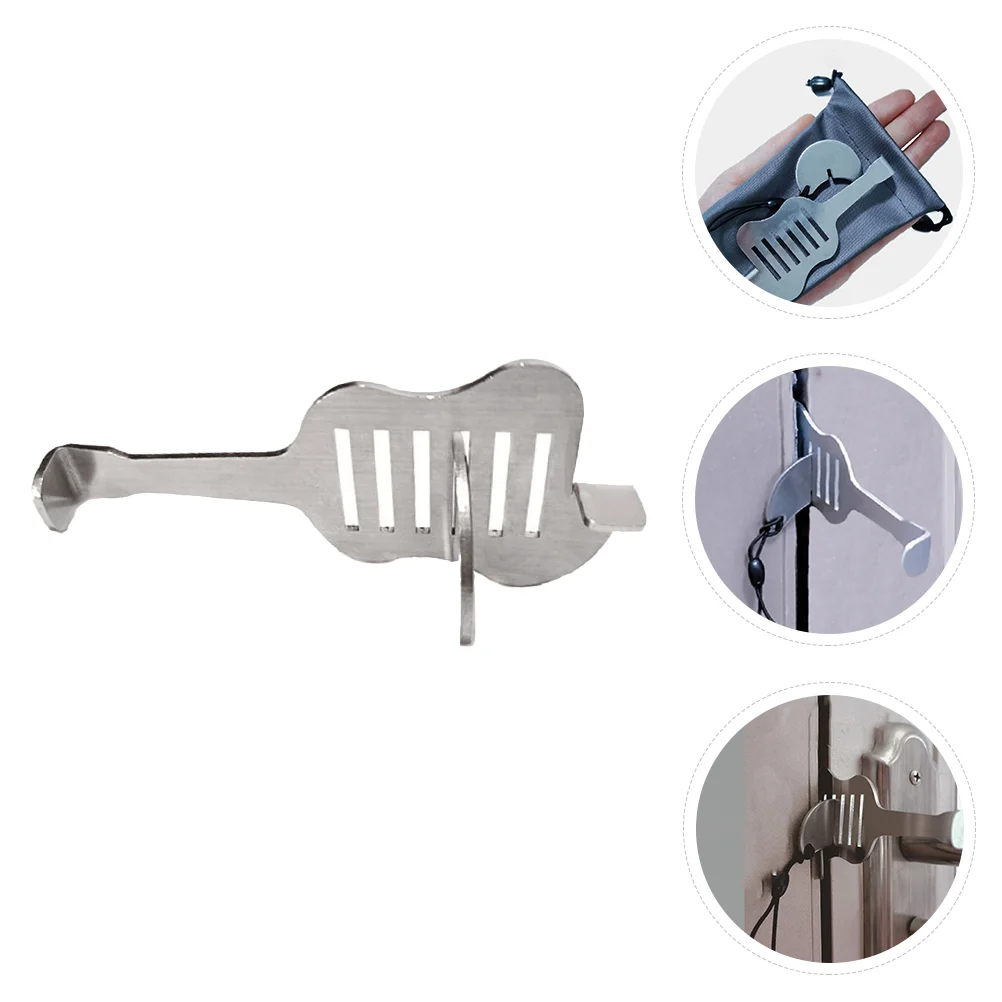 

Door Lock Stop Hotel Wedge Metal Holder Safety Non Spring Protector Scratching Finger Duty Heavy Pluggaps Steel Rubber Stops