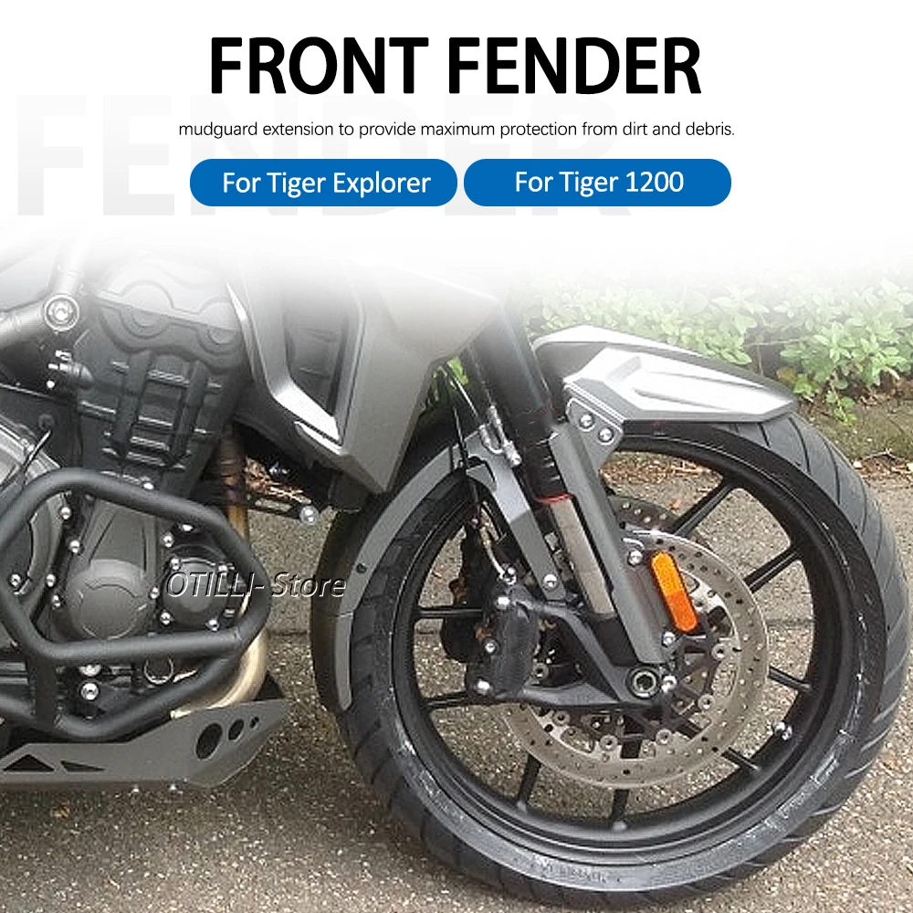 Фото Переднее крыло из АБС-пластика для Tiger 1200 XCA/XRT/XCx/XRx/XR, задний удлинитель для Tiger Explorer XR/XC/XRX/XCX/XRT/XCA №3