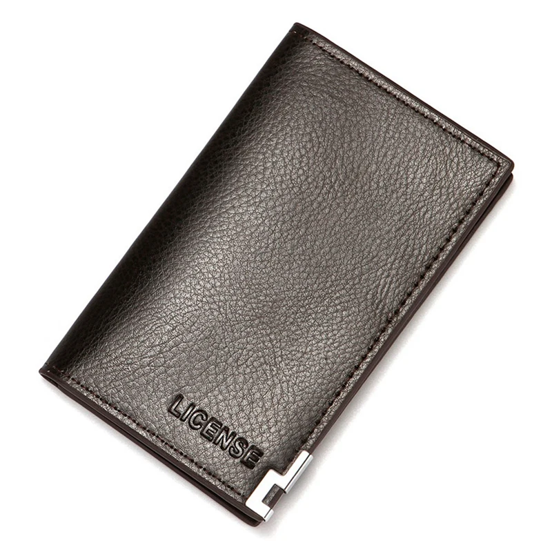 

Men Wallet Driver's License PU Leather Case Motor Vehicle License This Vehicle Licens Card Holder Package