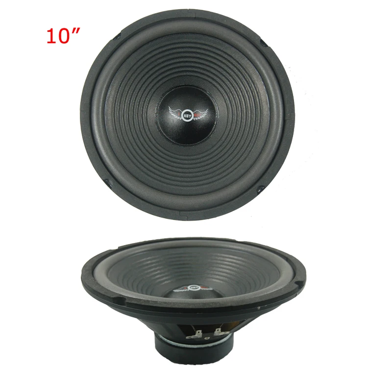 10 Inch 8Ohm Bass Speaker 255MM Threaded Paper Cone Bubble S