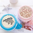 Основание для корзины из натурального дерева, 2 шт.компл., 140 мм