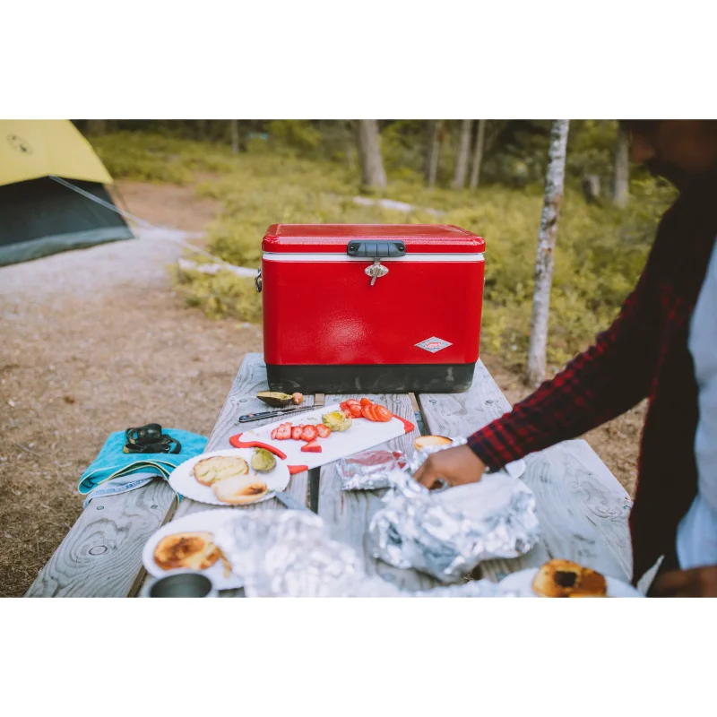 , Red Camping Cooler Box  Ice Chest Cooler  Cool Box  Ice Box
