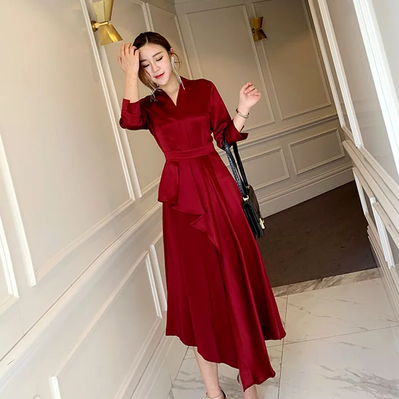 Смешанная ткань, чистый цвет, искусственное платье-Ципао, юбка, костюм, модная ткань, материал для шитья