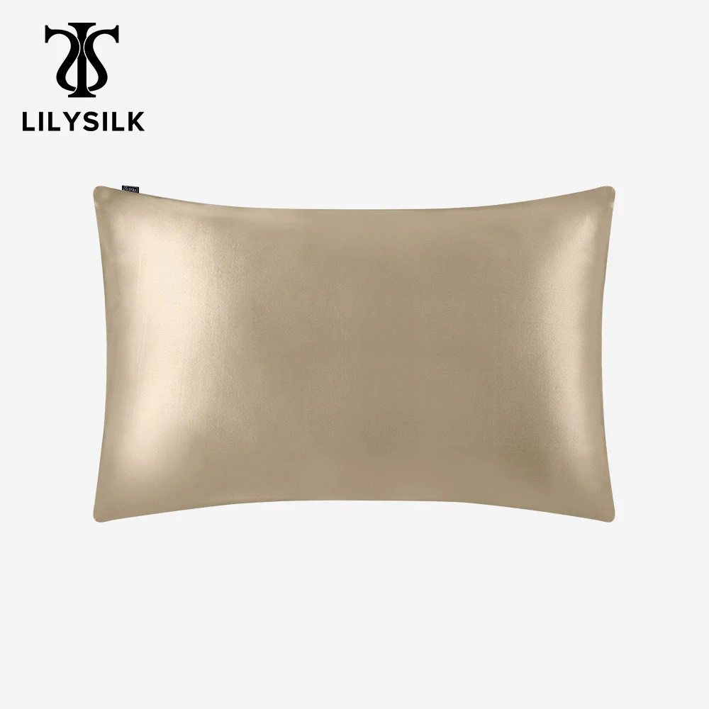 

LILYSILK Silk Pillowcase Nature for Hair Mulberry Pure 100 25 Momme Envelope Closure Pillow Case For Healthy Free Shipping