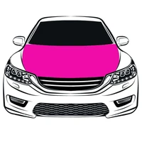 pink car hood cover 3 3x5ft 100polyesterengine elastic fabrics can be washed car bonnet banner flags