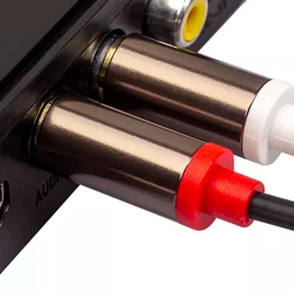 Аудиокабель 2RCA-2 RCA штекер-штекер позолоченный