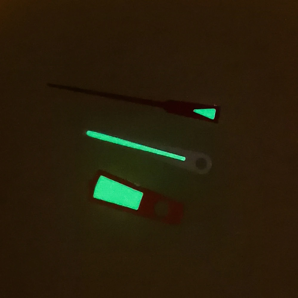 Modified Watch Hands Green Luminous Three-hands Fit NH35 NH36 4R 7S Movement