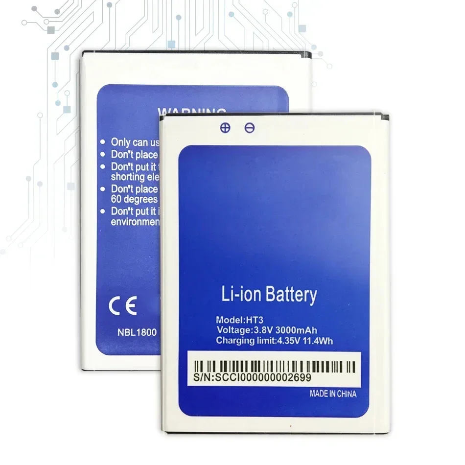 Сменный аккумулятор мобильного телефона для Homtom HT3 Pro Batteria + номер отслеживания