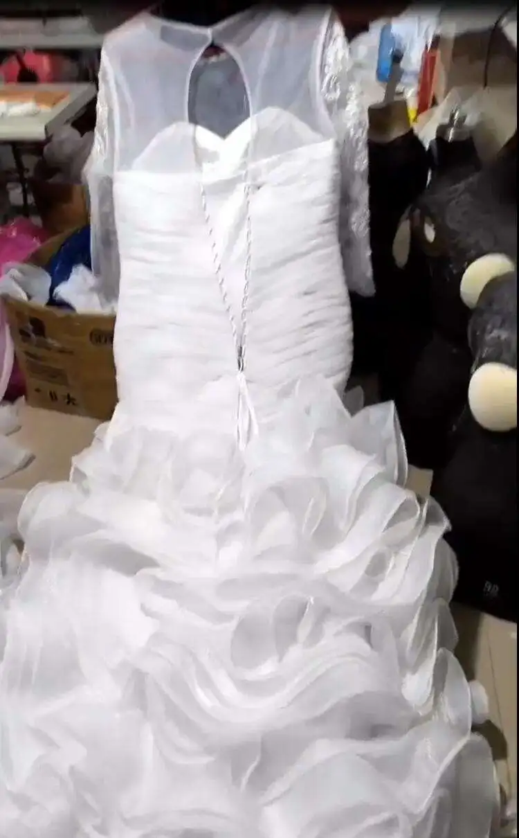 Свадебное платье Well Desigh Sweetheart с поясом из бисера и длинными рукавами куртка Robe De