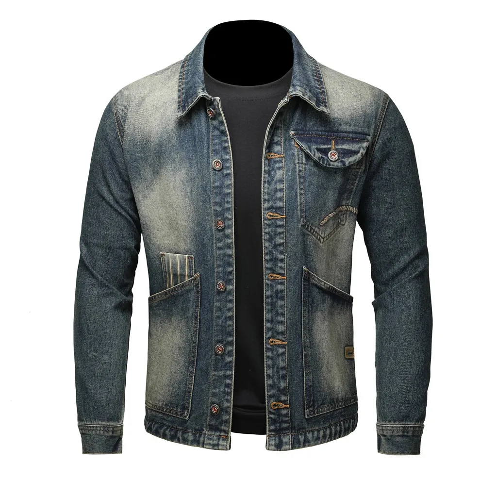 Мужская джинсовая куртка SALEISI