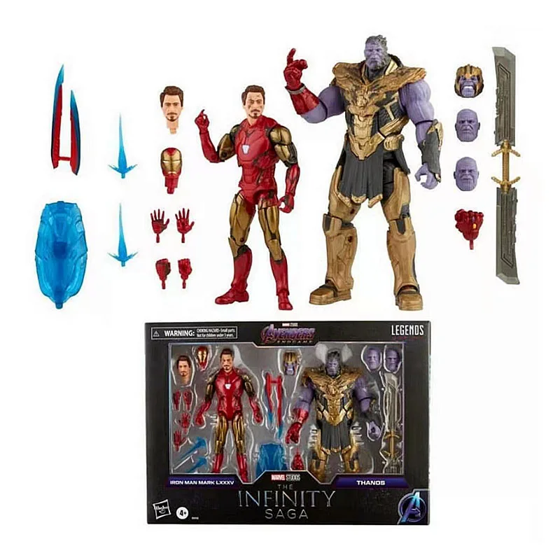 2pieces Toy Iron Man Mark 85 Vs Thanos Infinity Saga Christmas Gifts Kids