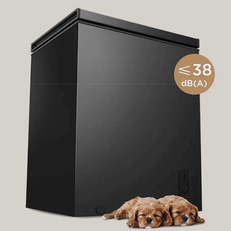 Бытовая морозильная камера 142 л 6.8 ℉ до -4 со съемной корзиной отдельно стоящая