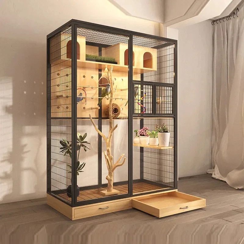 Черные клетки для попугаев переноска ящик разведения собак игрушки шиншиллы