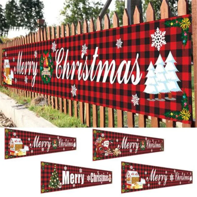 Рождественский уличный баннер, Рождественское украшение для дома 2022, рождественские украшения, подарки, Рождество, Рождество, Новый год 2023