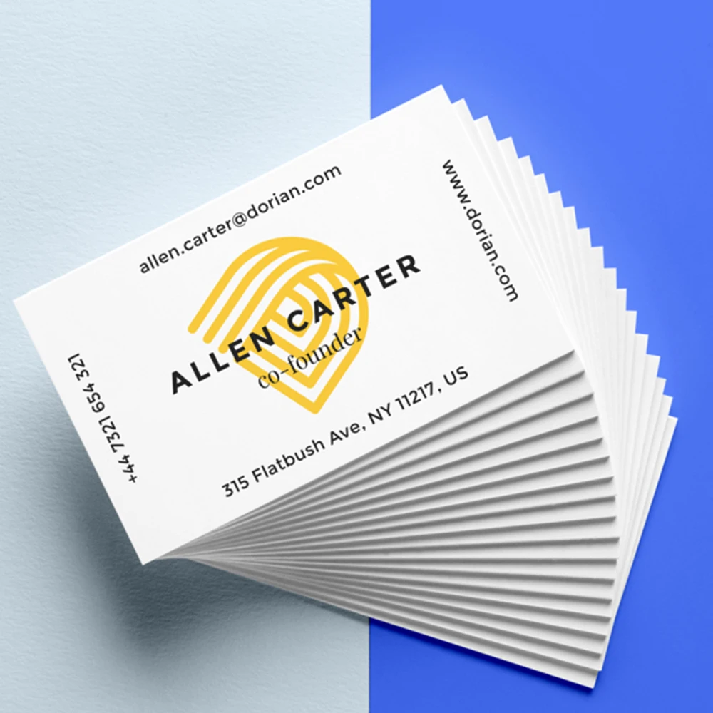 

Custom Name Cards Personalized Logo Double Sides Full Color Customize Thank You Cards for Wedding Birthday Party Invitations