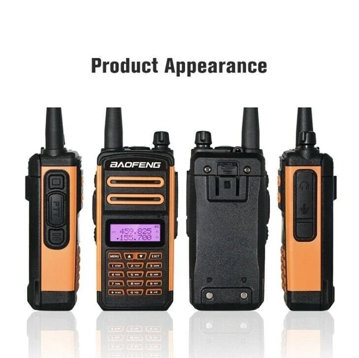 2× Digital Mobile walkie talkie 10w IP67 Baofeng BF-S5plus DMR Tri-Band Ham CB Radio Transceiver Kit walkie talkie