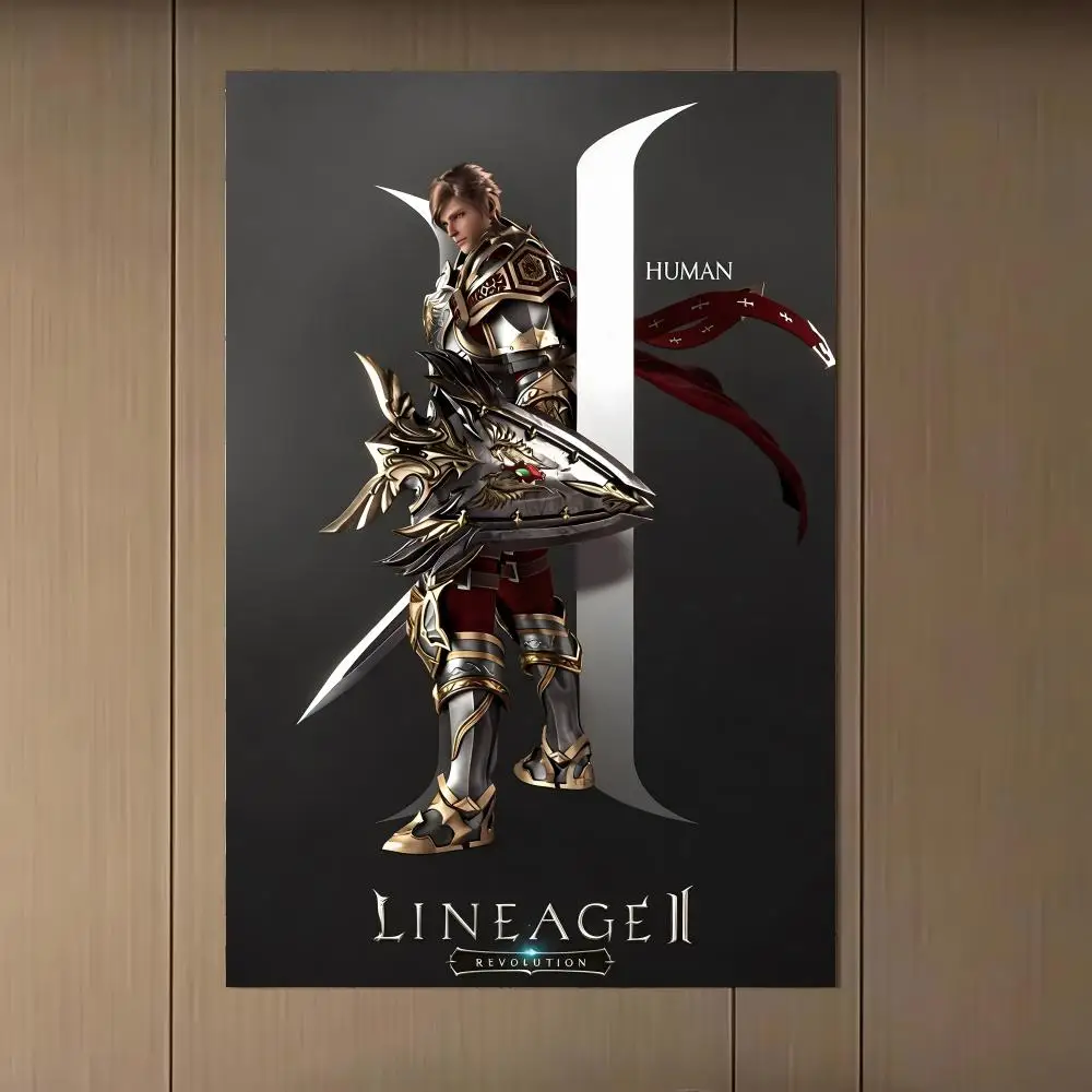 Фото Постер Game L-Lineage 2, художественный стильный настенный постер для дома, офиса, ванной комнаты ‌   Декор для дома №3