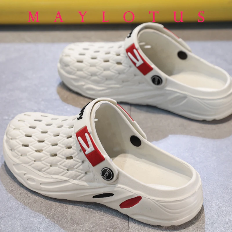 Мужские сандалии Нескользящие плоская подошва износостойкие комнатная и