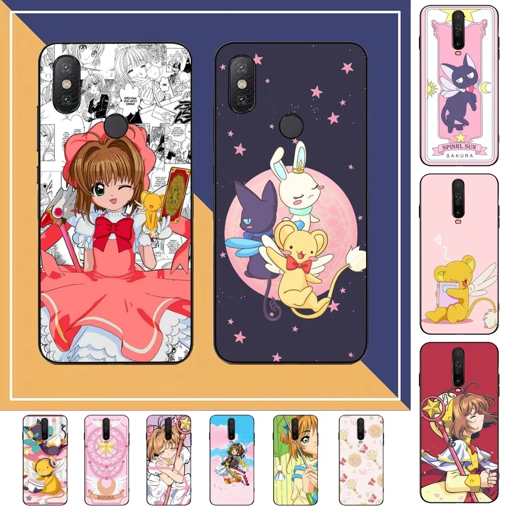 Чехол для телефона Anime Card Captor Sakura Redmi Note 4 X 5 A 6 7 8 T 9 9S 10 11 11S 11Epro Poco M3 pro