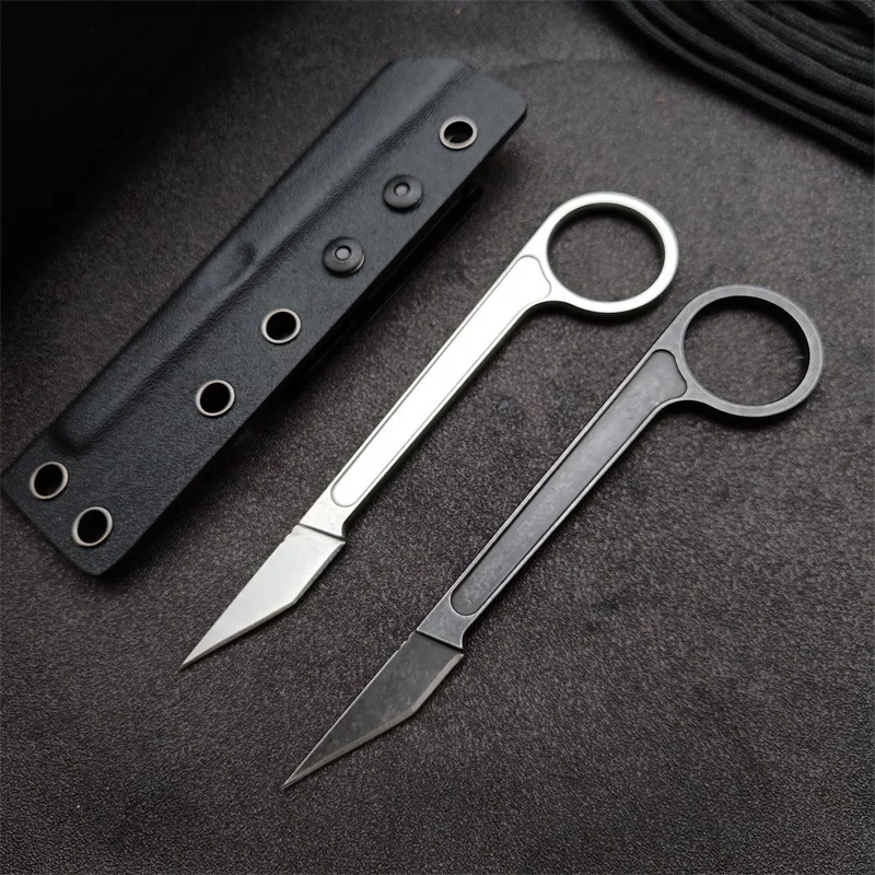 

Mini Neck Knife Tactical Camping Outdoor Rescue Survival Fixed Blade Pokcet Knives EDC Tool With Kydex Sheath,Dropshipping