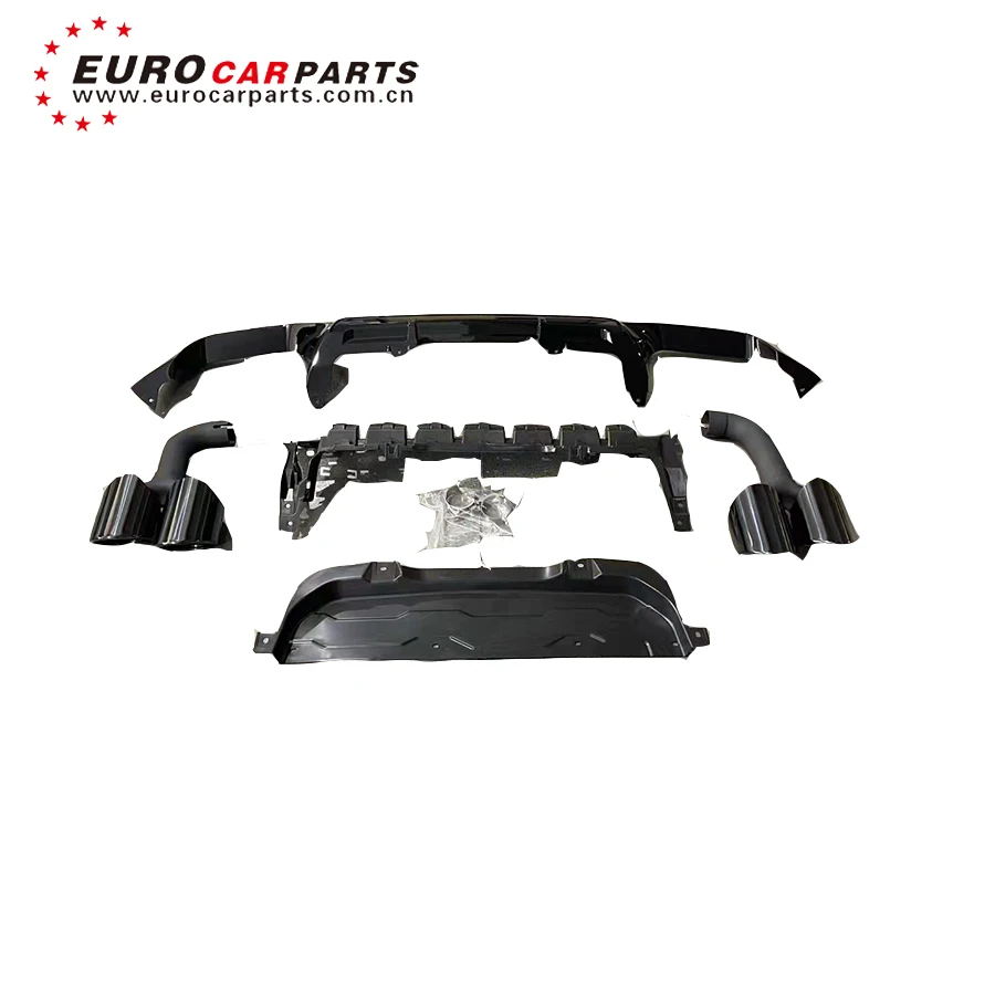 

Автомобильный диффузор для заднего бампера BM X4 X4M G02 LCI, нижний спойлер для губ, разделитель, выхлопные наконечники, роскошные наконечники