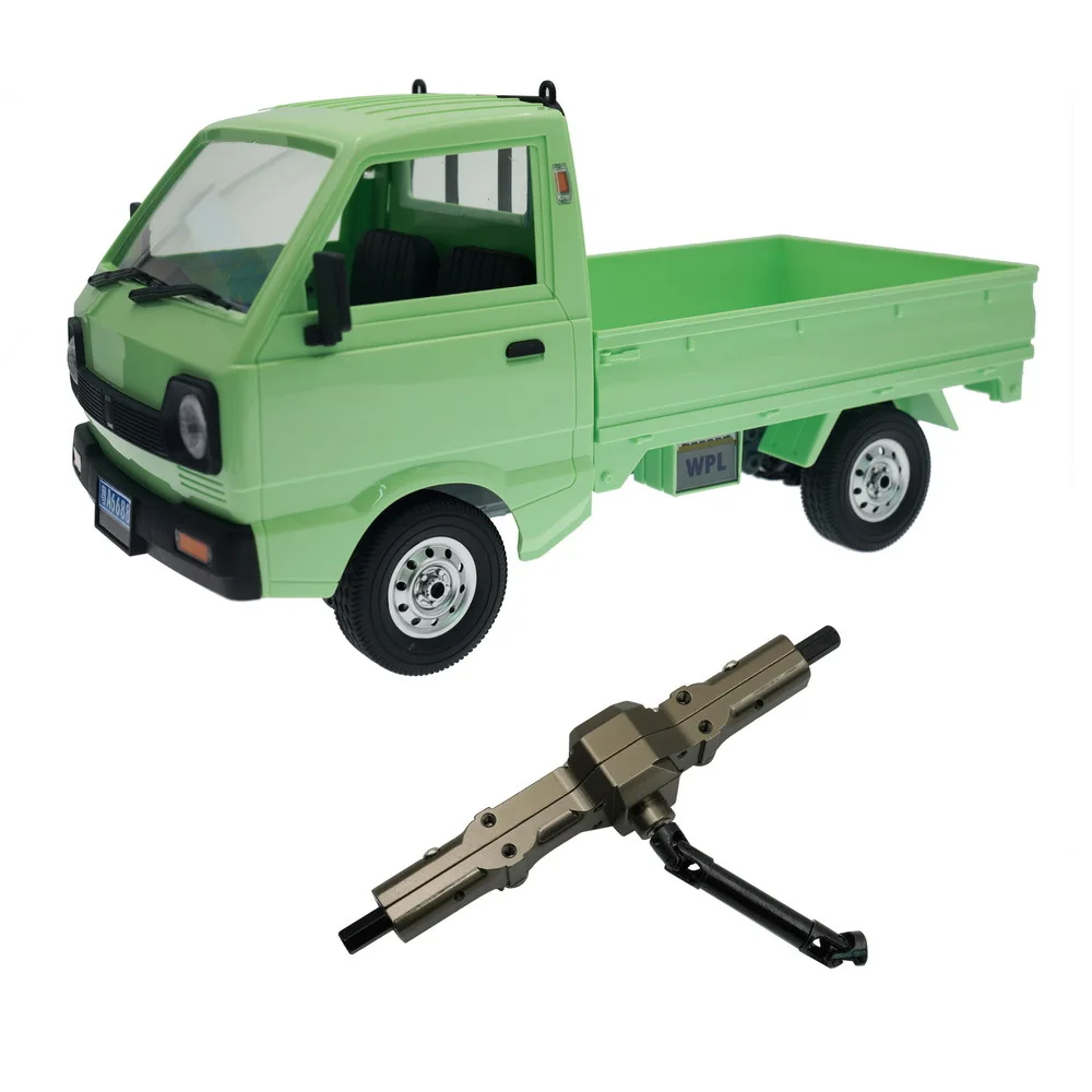 

WPL D12 RC Parts Micro Card Upgrade Modified Metal Differential Gear Axle Drive Shaft DIY Modified Differential Axle Accessories