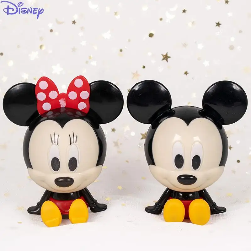 

Disney Cartoon Figure Dolls Anime Mickey Minnie Mouse Kawaii Toy Model Kid Cake Decoration Lovely Character Doll Children's Gift