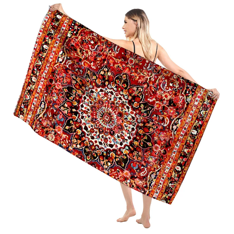 Большое пляжное полотенце