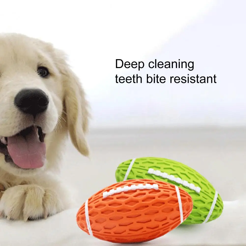 

Снимает скуку резиновый мяч для регби Pet щенок собака моляр жевательная игрушка товары для домашних животных
