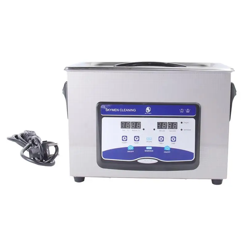 

4.5L 180W JP-030S Digital Ultrasonic Cleaner Heated Timer Stainless Steel Ultra Sonic Cleaning Machine Washing Machine (EU Plug)