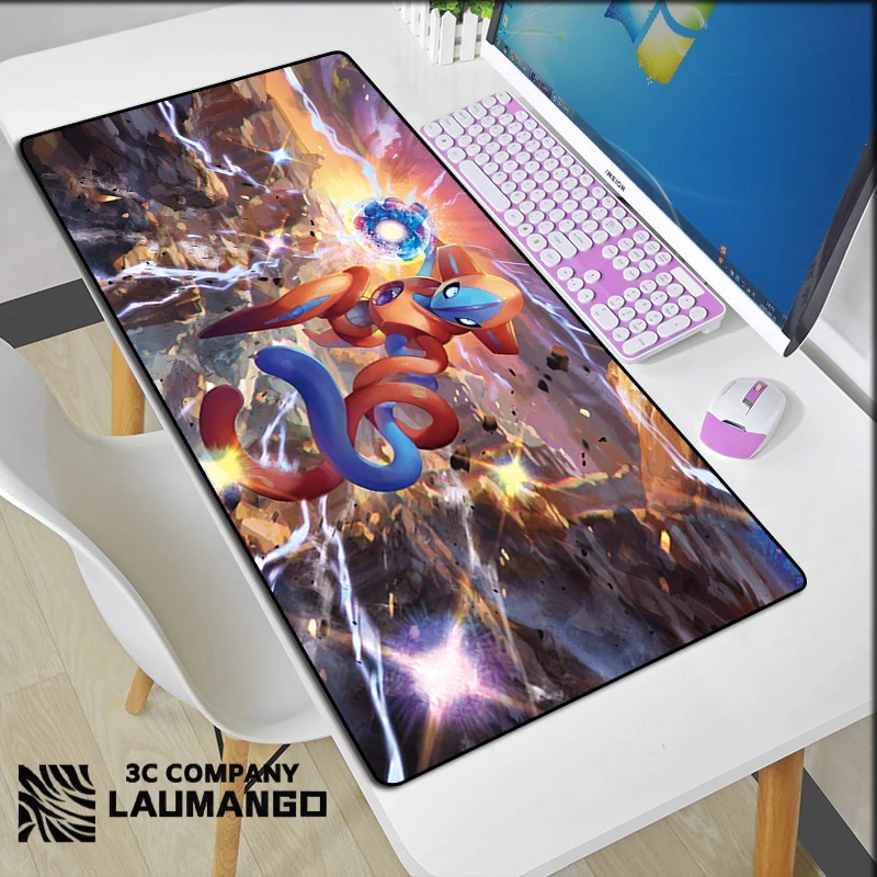 

Pokemon Mouse Pad Gamer Mousepad Anime Gaming Keyboard Mat Mouse Carpet Large Accessories Pc Desk Cabinet Extended Mouse Mats