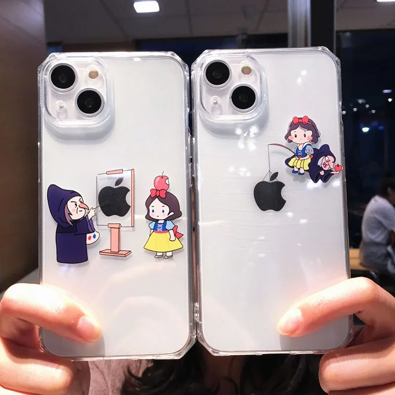 

disney funny snow white Phone Cases For iPhone 14 13 12 11 Pro Max Mini XR XS MAX 8 X 7 SE 2020 Back Cover