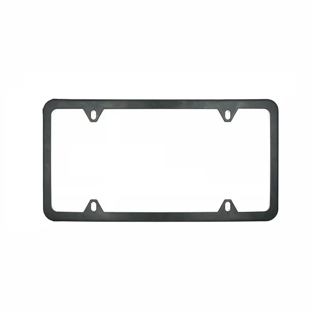 

Four-hole 201 Stainless Steel Polished Mirror Car Plate Frame For Vehicles With 4-hole Configurations Great Reliability