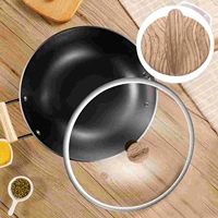lid pot knob handle replacement pan cover knobs saucepan kitchen grip wooden accessory handgrip cooker wood plastic cookware