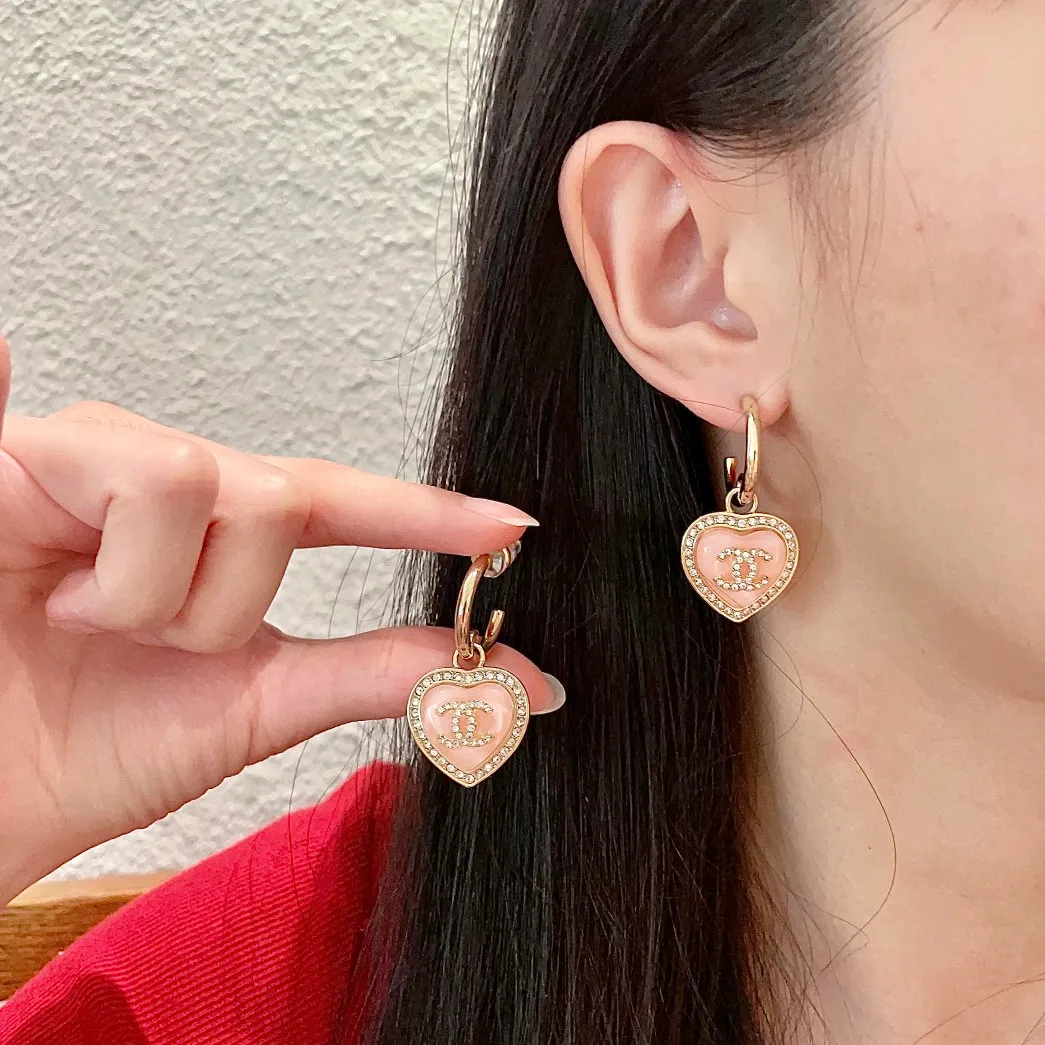 серьги Chanel Модные массивные серьга с для женщин женская свадебная Повседневная