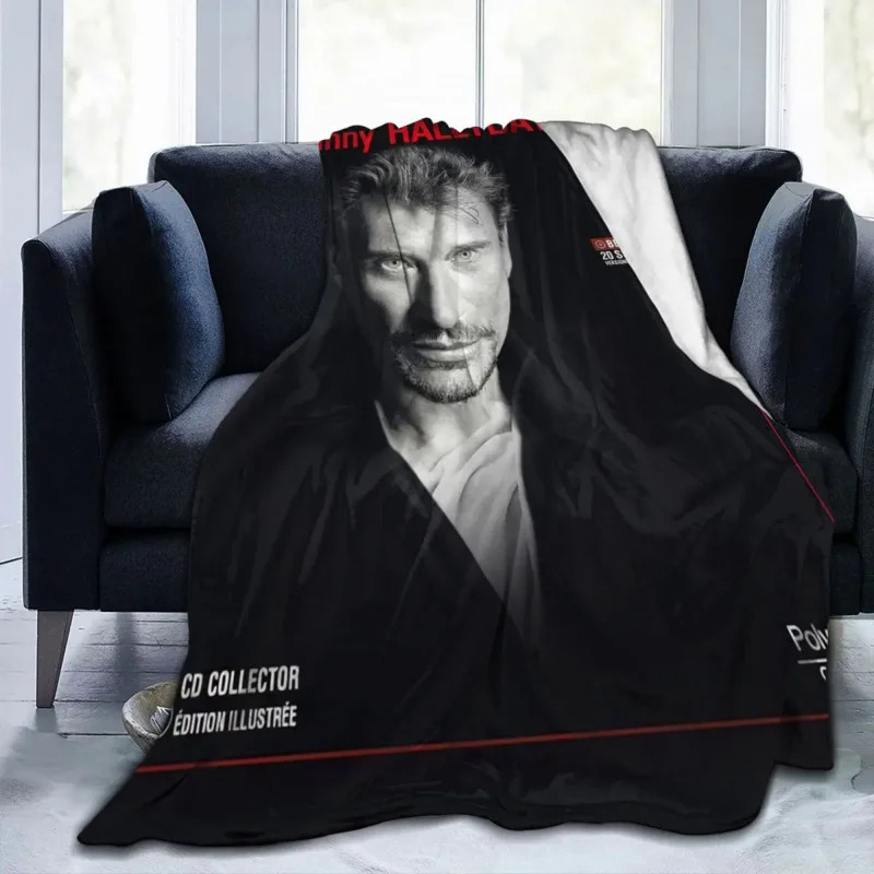 3d-одеяло Джонни Хелли летнее флисовое многофункциональное супермягкое