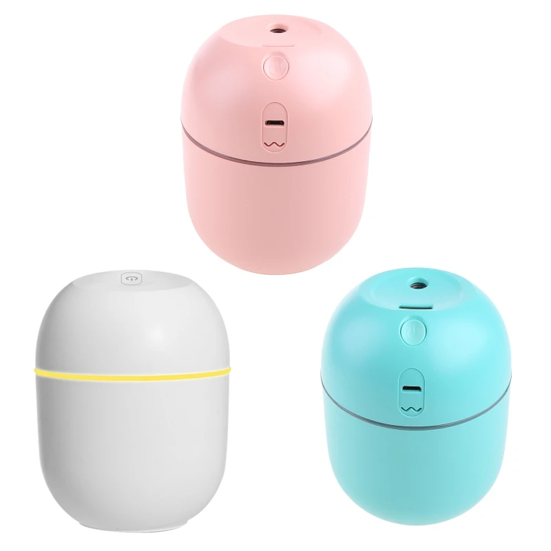 

220ml Mini Cool Mist Humidifier USB Personal Desktop Humidifier for Bedroom Travel Office Auto Shut-Off 2 Mist Modes