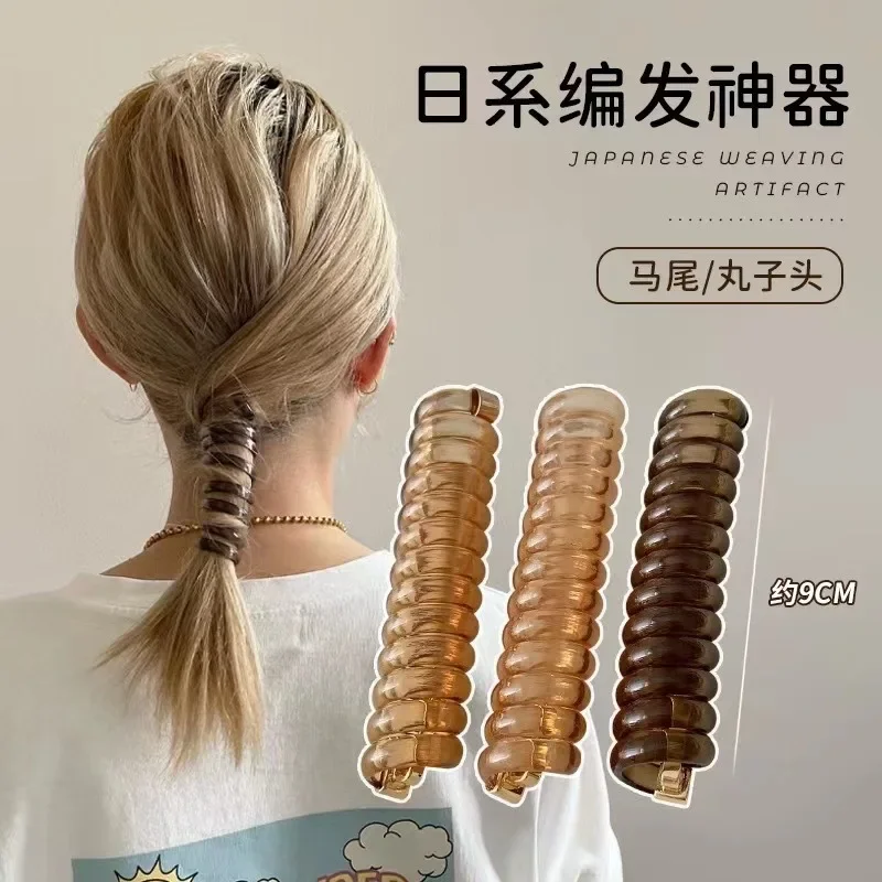 

Ponytail Elastic Hair Bands Rubber Hair Ties Bundle Scrunchies Telephone Wire Hair Accessories Fashion Hairbands Women Headband